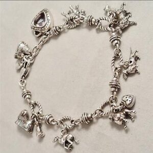 Brighton Vintage Dog Charm Bracelet